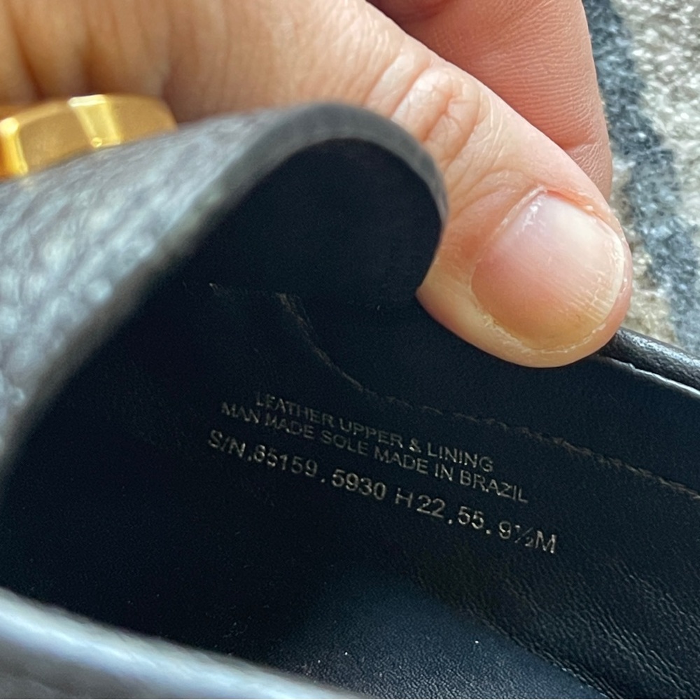 NWOB Tory Burch Everly Driver Black Loafers Leather - Picture 6 of 6